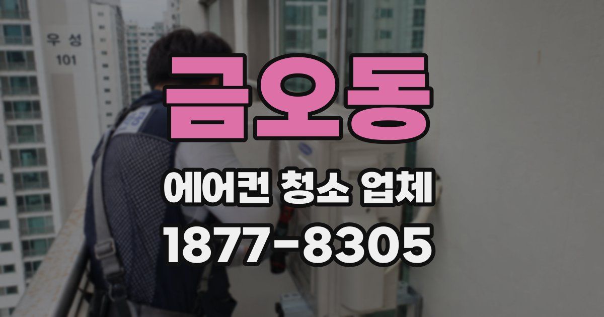 금오동 에어컨 청소 업체