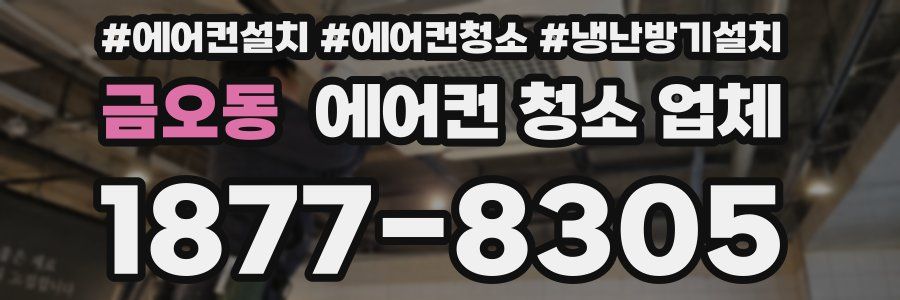 금오동 에어컨 청소 업체
