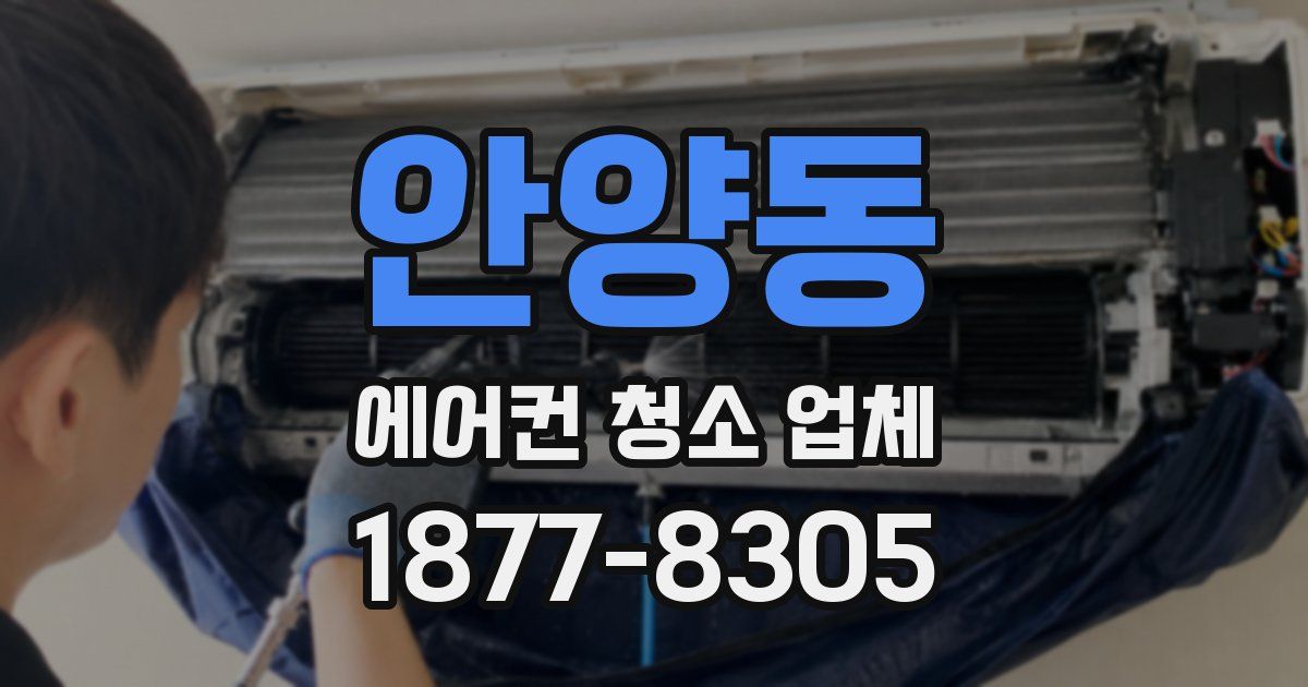 안양동 에어컨 청소 업체