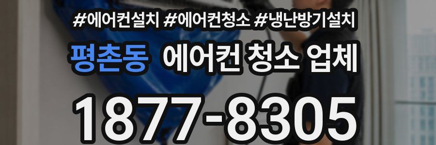 평촌동 에어컨 청소 업체