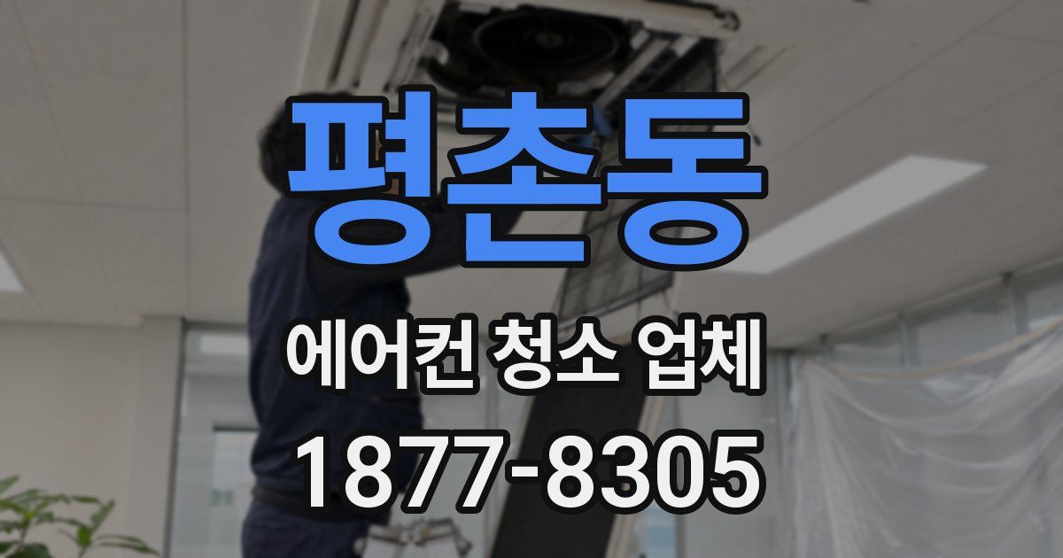 평촌동 에어컨 청소 업체