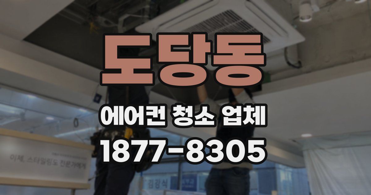 도당동 에어컨 청소 업체