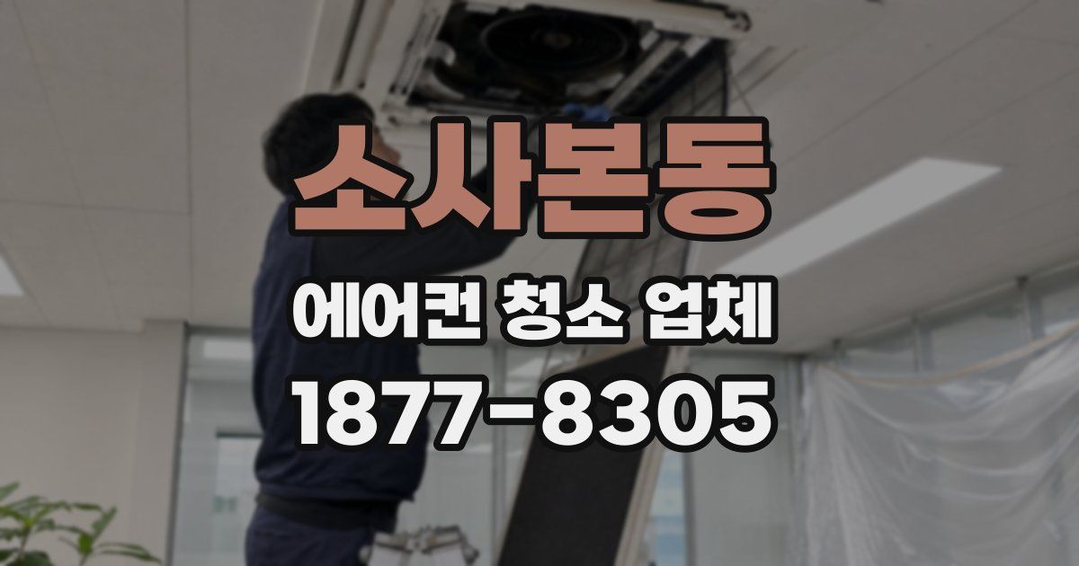 소사본동 에어컨 청소 업체