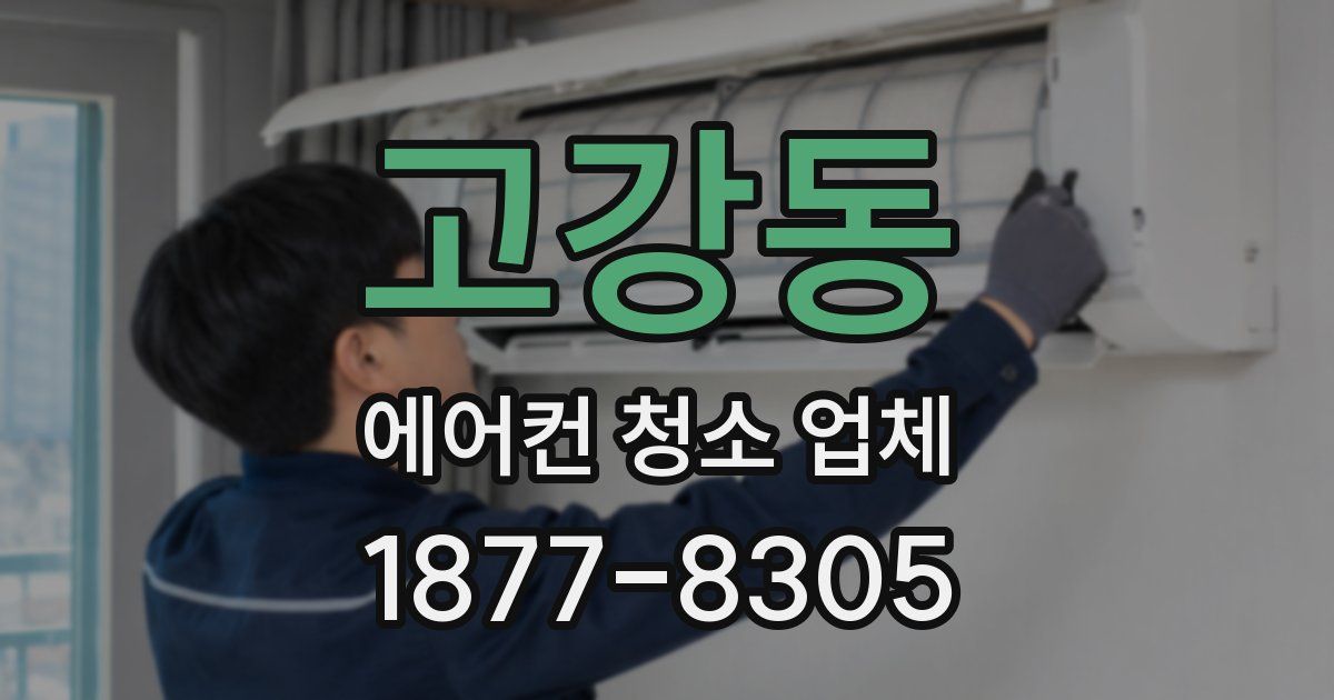 고강동 에어컨 청소 업체