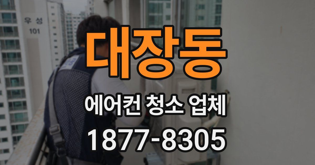 대장동 에어컨 청소 업체