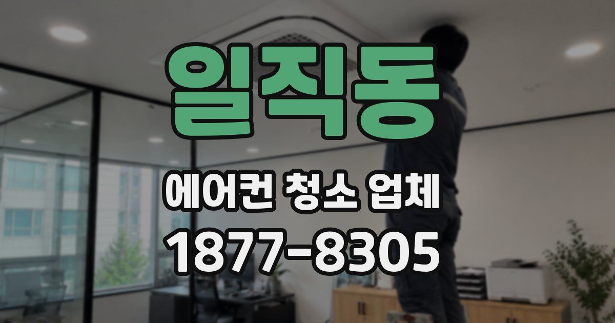 일직동 에어컨 청소 업체