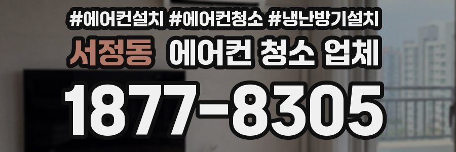 서정동 에어컨 청소 업체