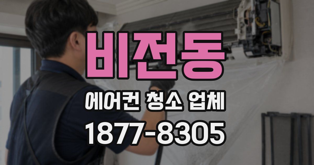비전동 에어컨 청소 업체