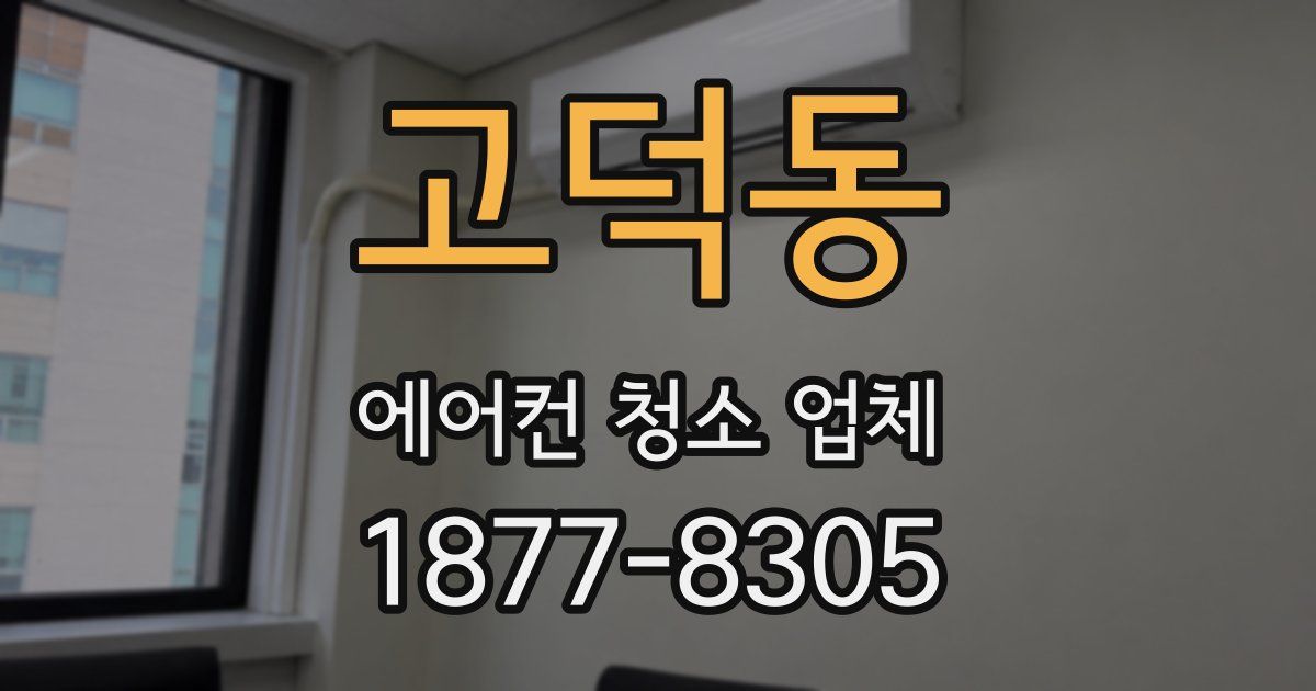 고덕동 에어컨 청소 업체