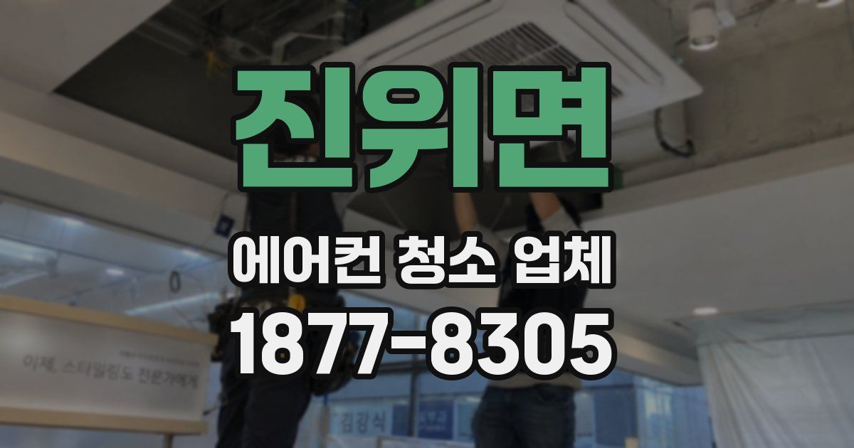 진위면 에어컨 청소 업체