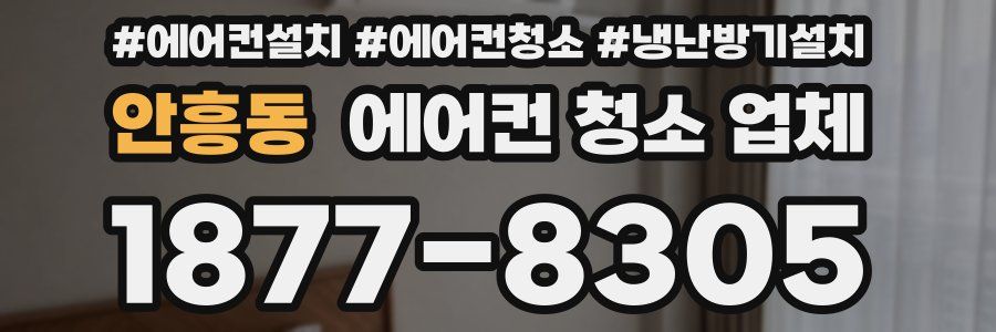 안흥동 에어컨 청소 업체