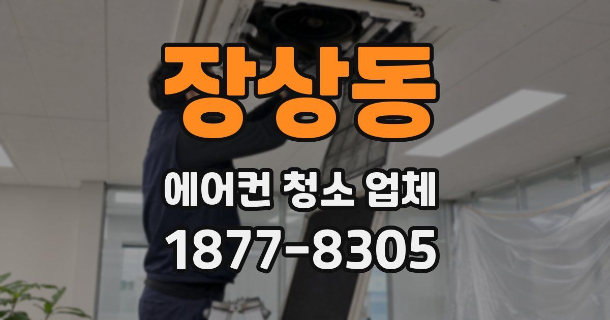 장상동 에어컨 청소 업체