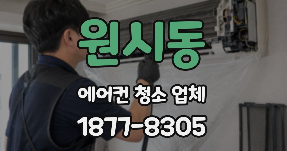 원시동 에어컨 청소 업체