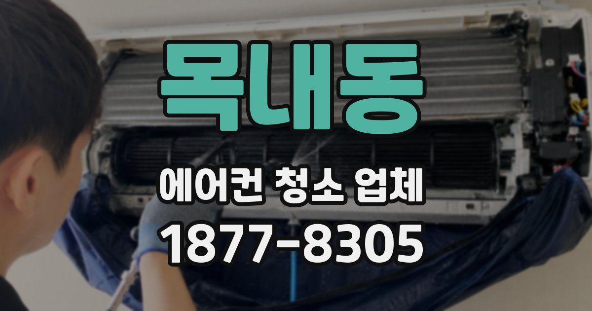 목내동 에어컨 청소 업체