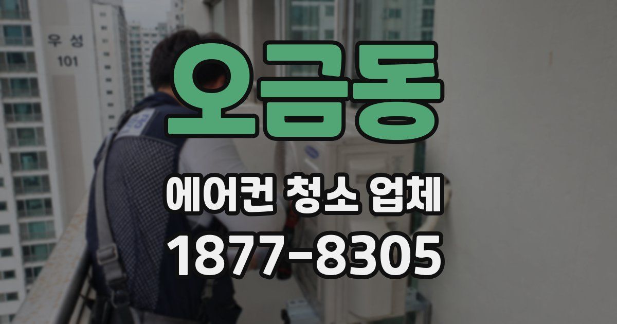 오금동 에어컨 청소 업체