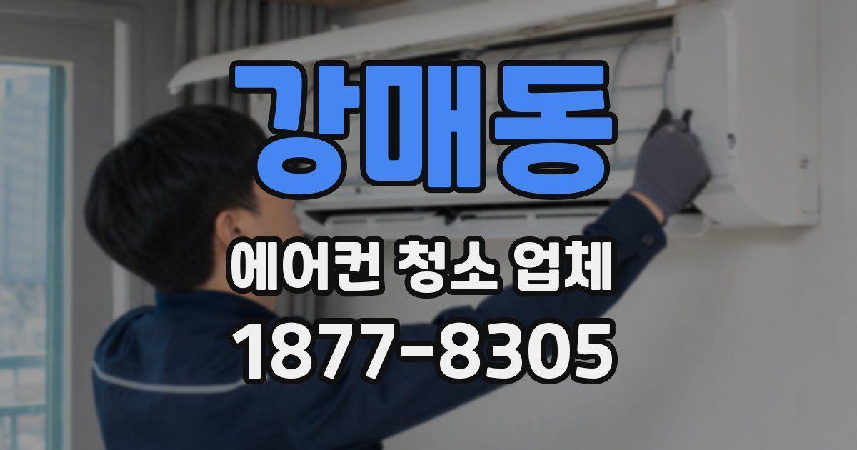 강매동 에어컨 청소 업체