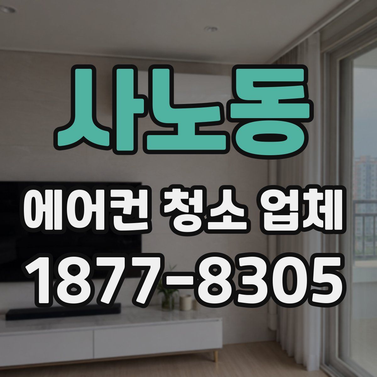 사노동 에어컨 청소 업체