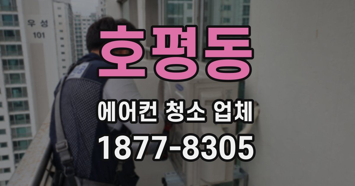 호평동 에어컨 청소 업체