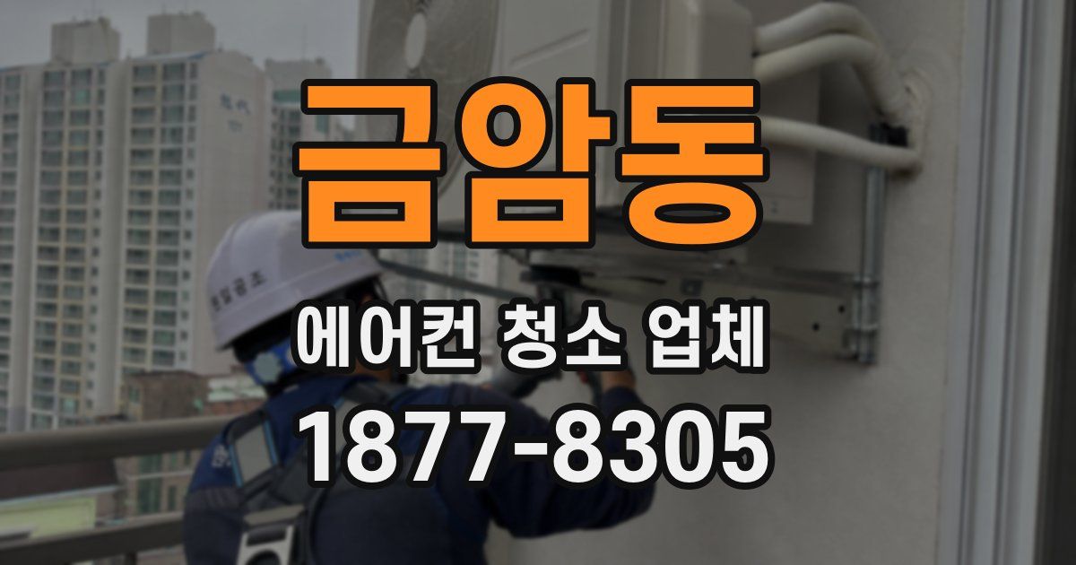 금암동 에어컨 청소 업체
