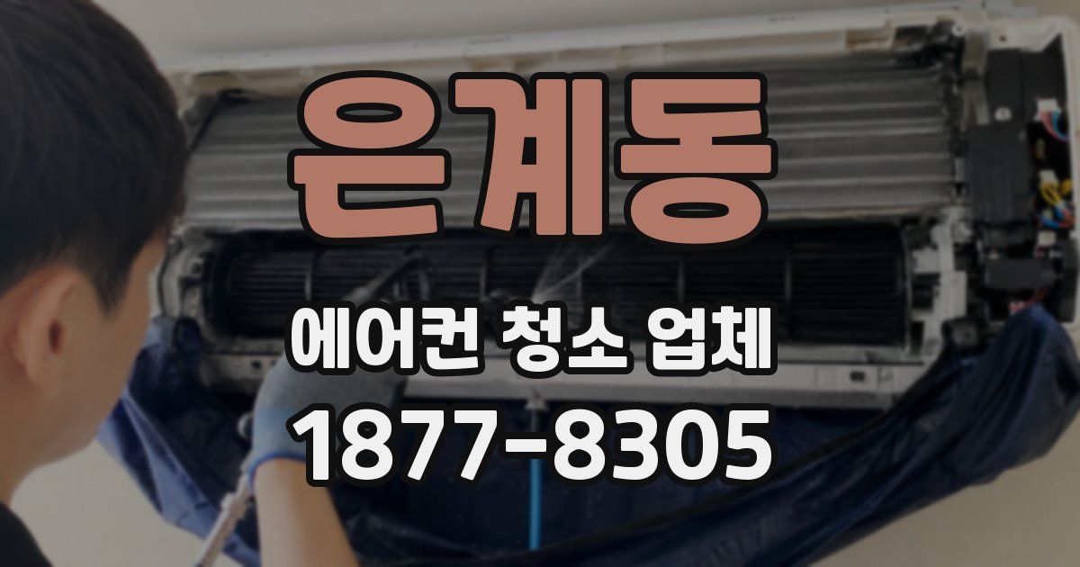 은계동 에어컨 청소 업체