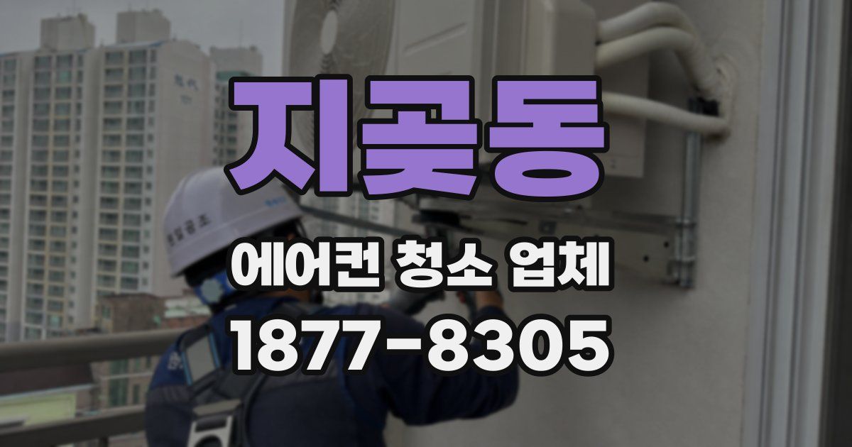 지곶동 에어컨 청소 업체