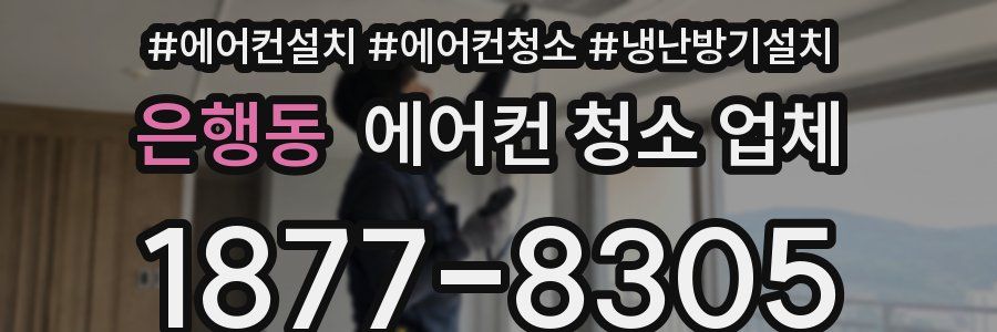 은행동 에어컨 청소 업체