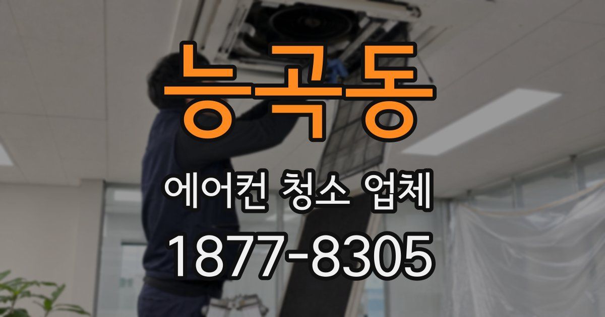 능곡동 에어컨 청소 업체