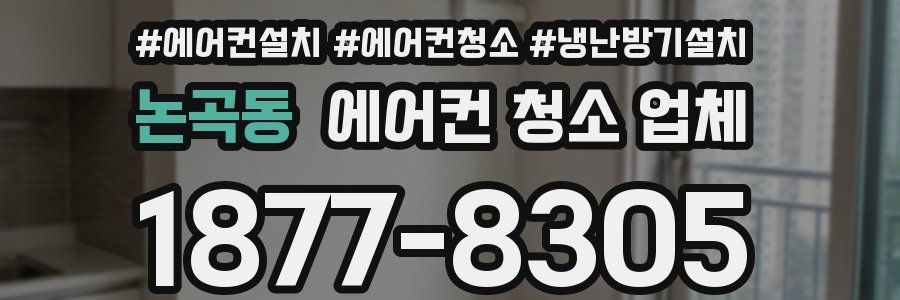 논곡동 에어컨 청소 업체