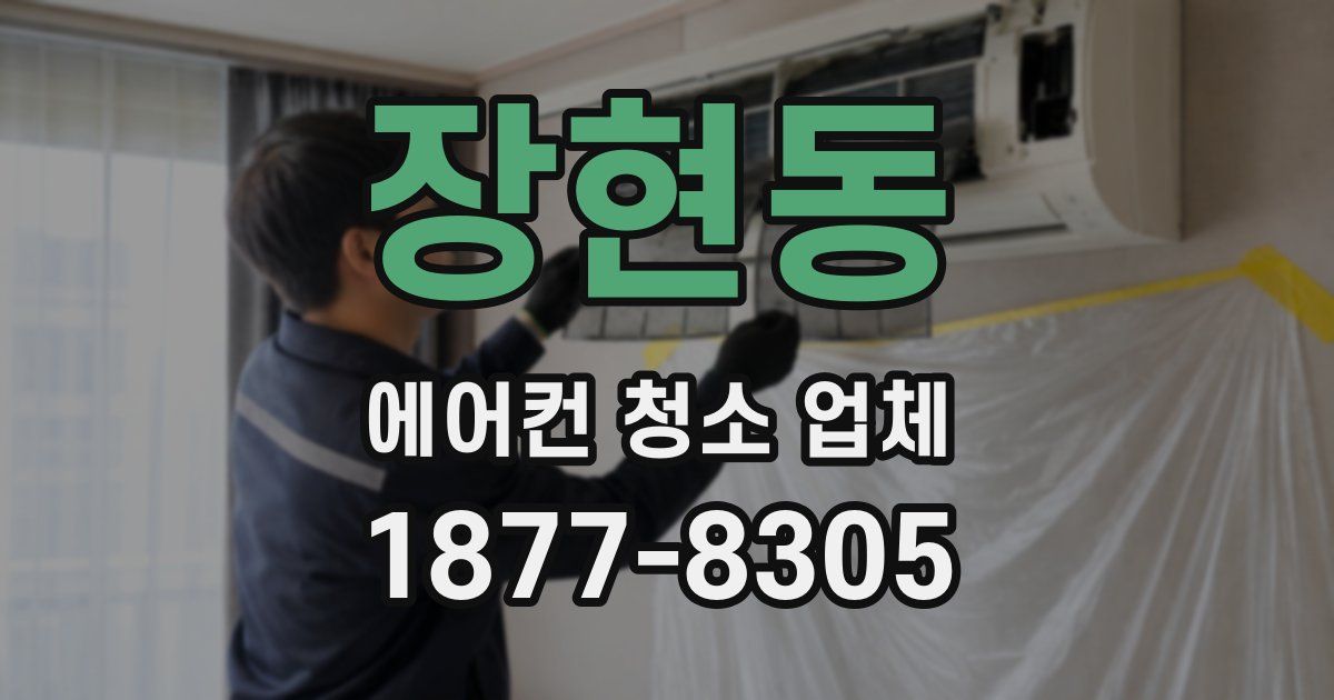 장현동 에어컨 청소 업체
