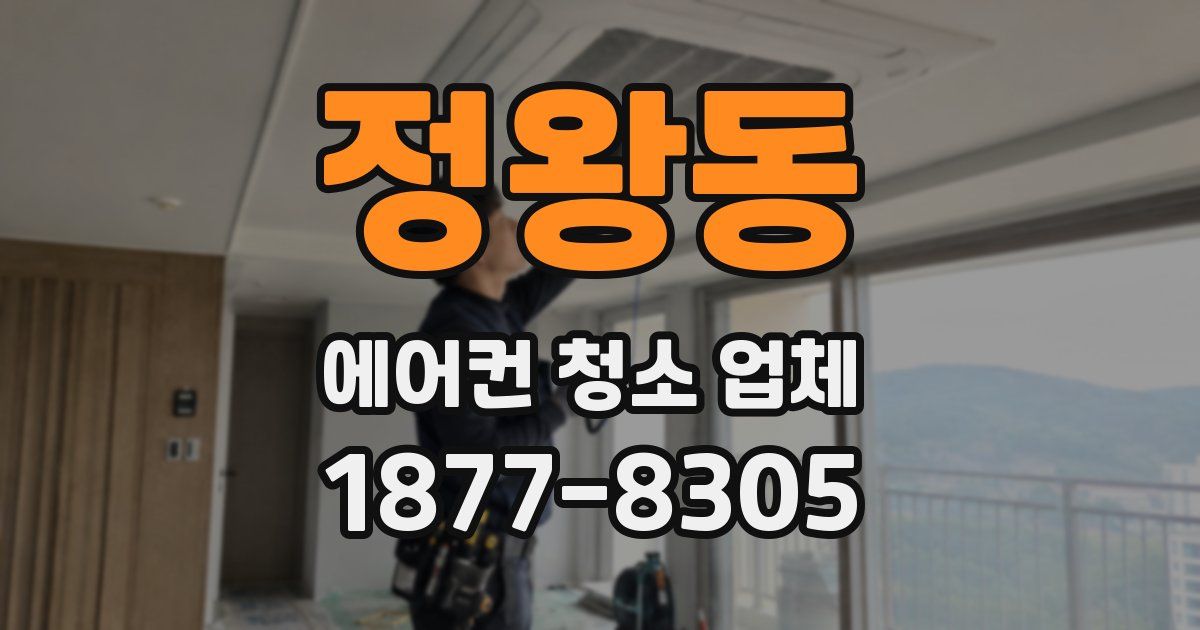 정왕동 에어컨 청소 업체