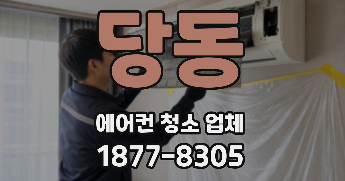 당동 에어컨 청소 업체
