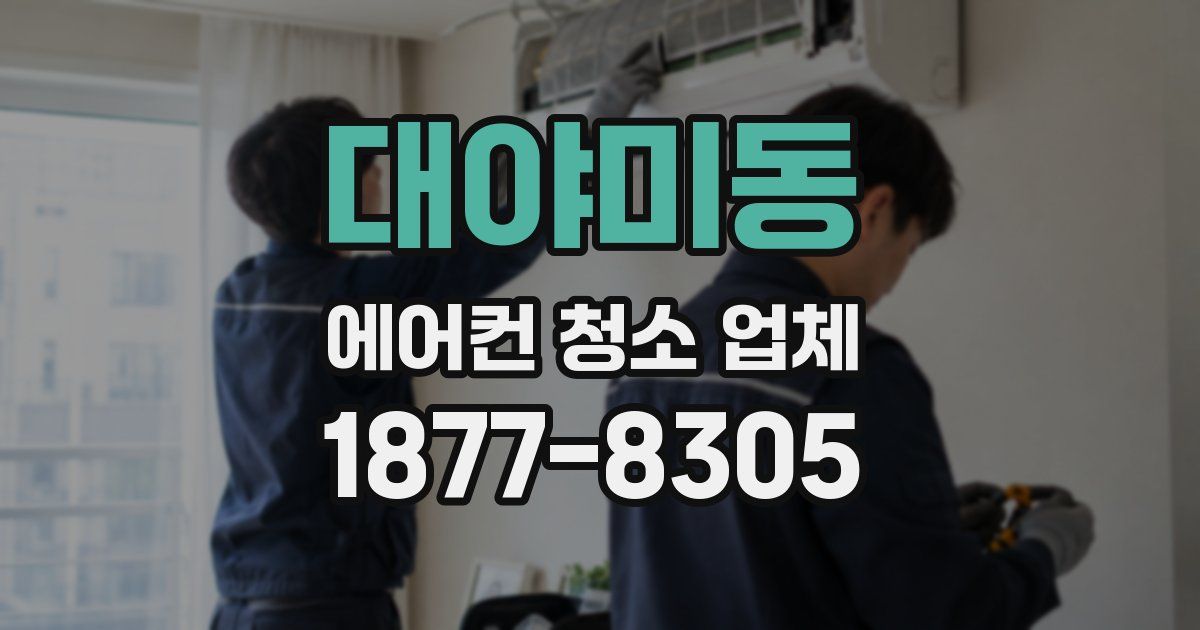 대야미동 에어컨 청소 업체