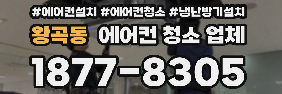 왕곡동 에어컨 청소 업체