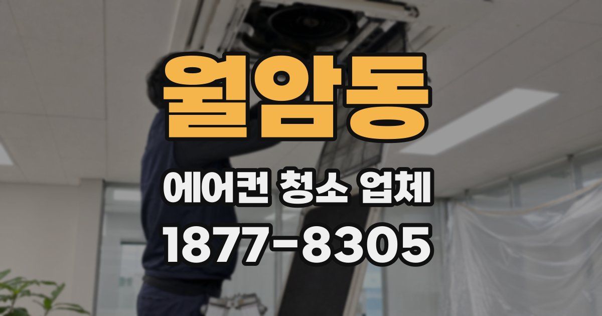 월암동 에어컨 청소 업체