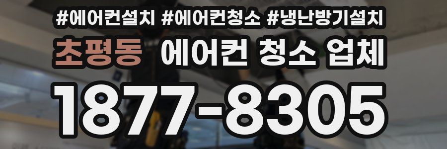 초평동 에어컨 청소 업체