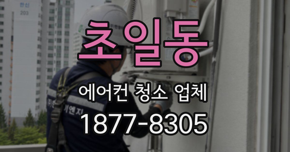 초일동 에어컨 청소 업체