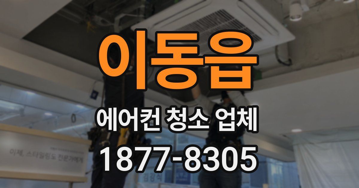 이동읍 에어컨 청소 업체