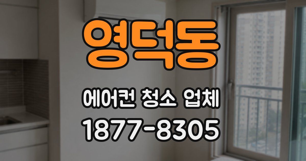 영덕동 에어컨 청소 업체
