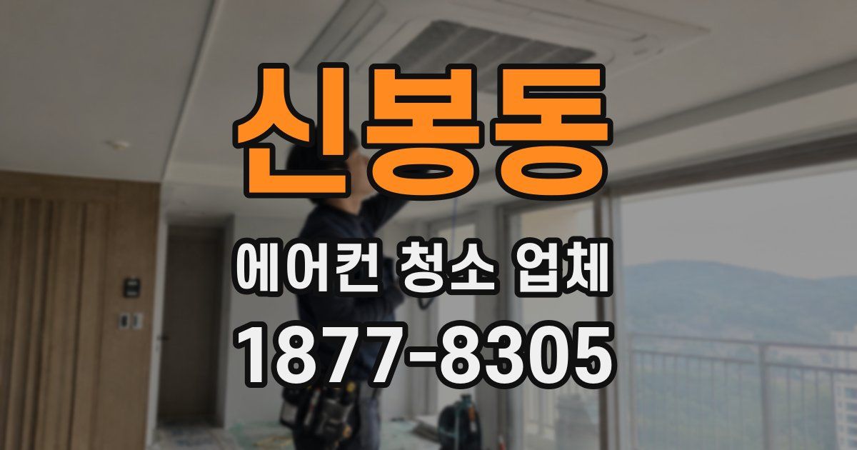 신봉동 에어컨 청소 업체