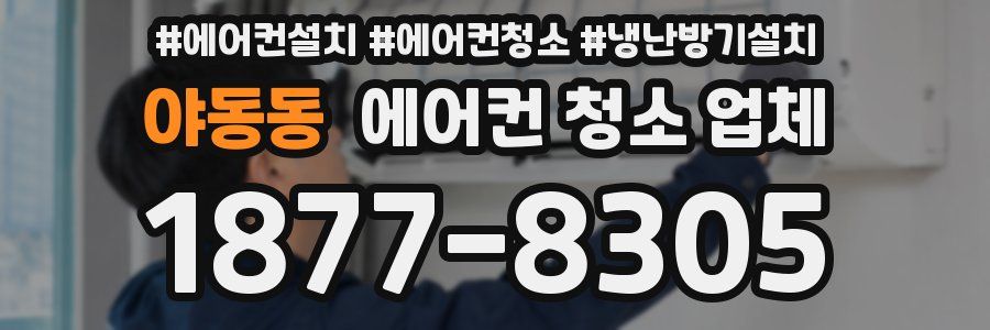 야동동 에어컨 청소 업체
