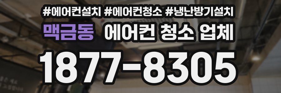 맥금동 에어컨 청소 업체