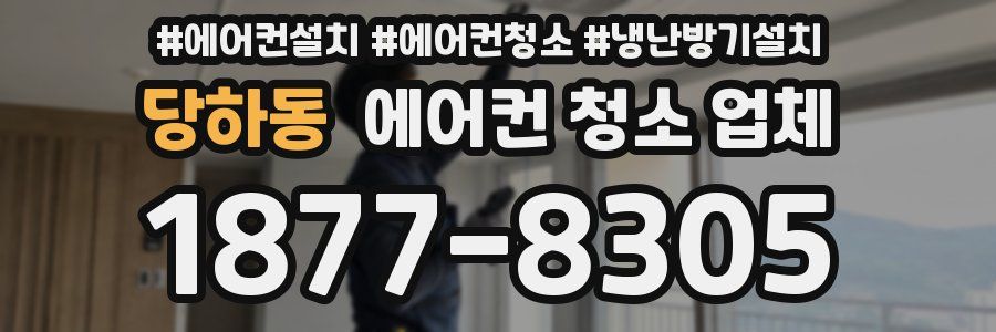 당하동 에어컨 청소 업체