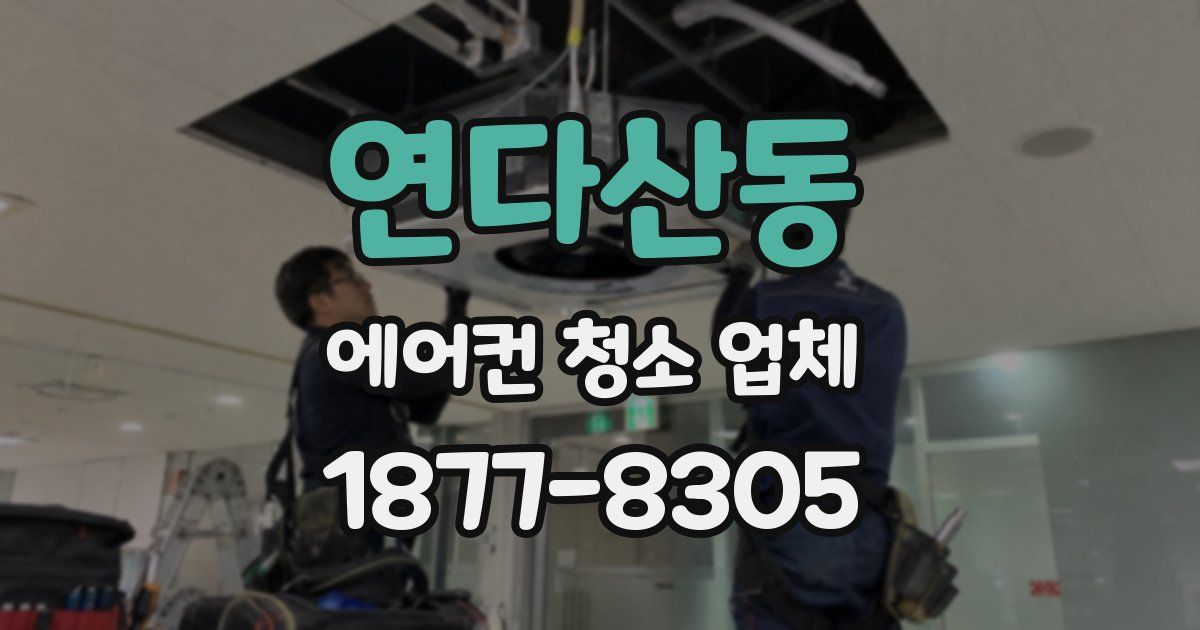 연다산동 에어컨 청소 업체