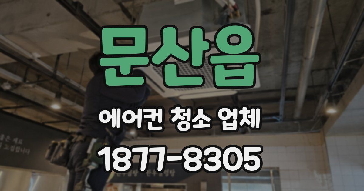 문산읍 에어컨 청소 업체