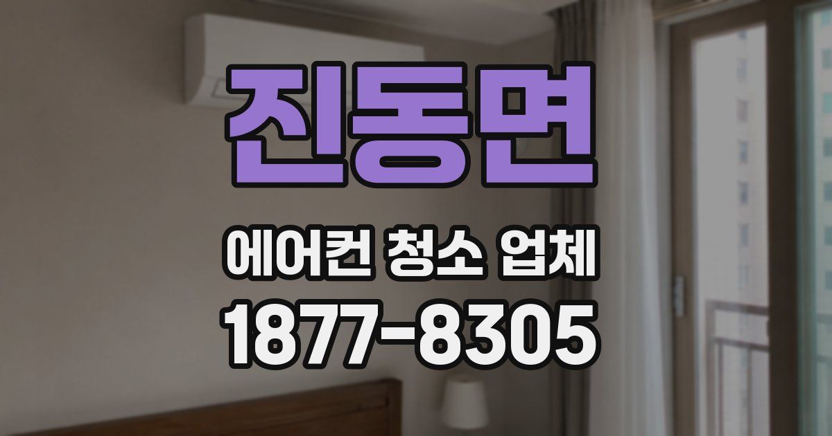 진동면 에어컨 청소 업체