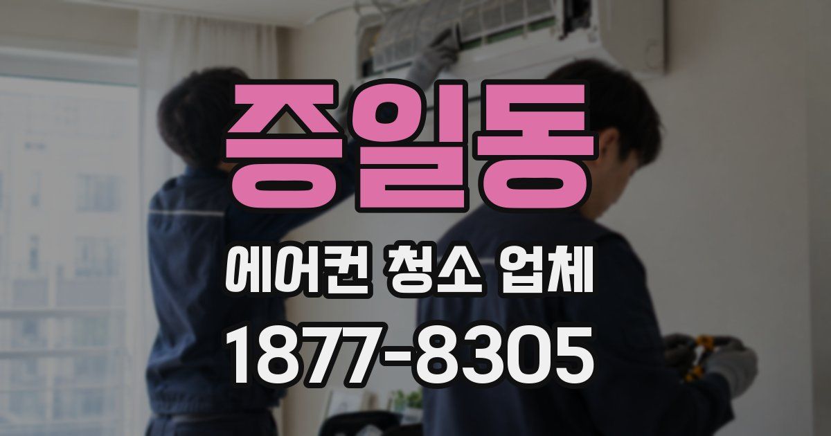 증일동 에어컨 청소 업체