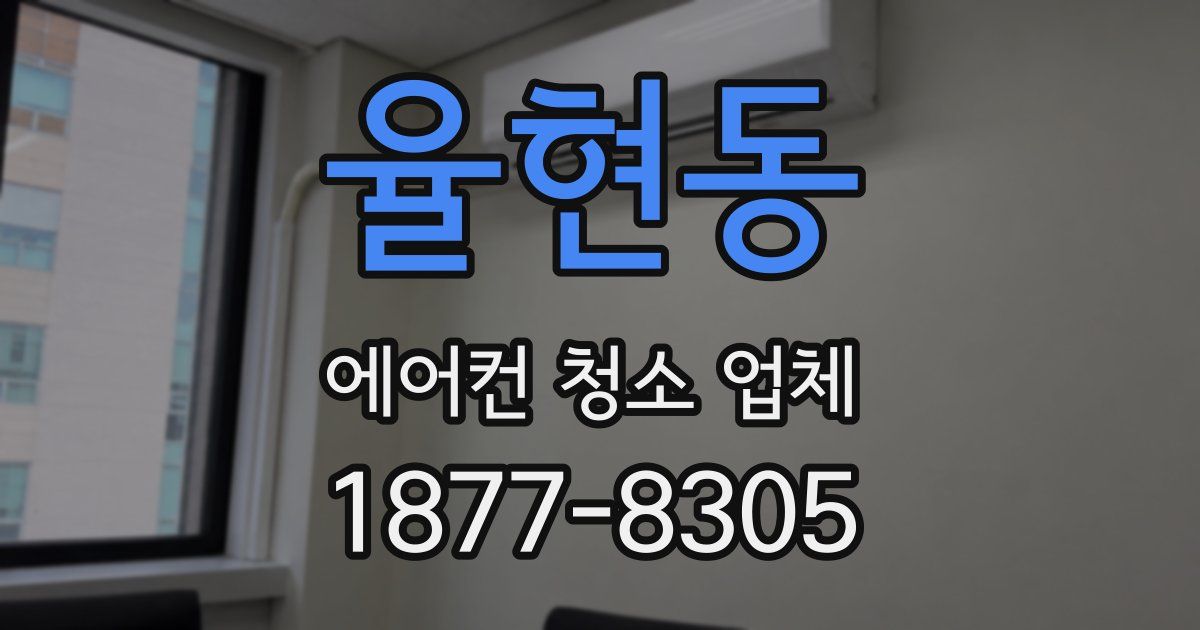 율현동 에어컨 청소 업체