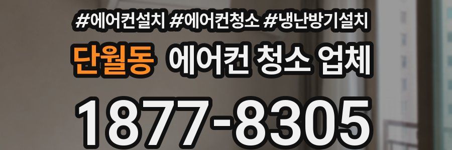 단월동 에어컨 청소 업체