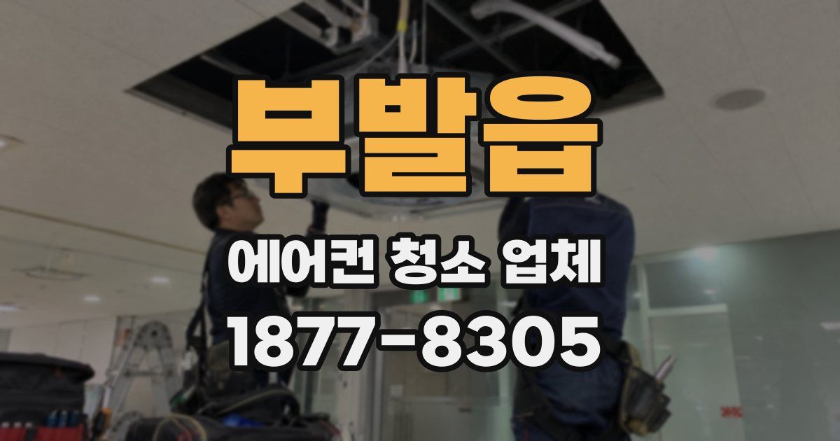 부발읍 에어컨 청소 업체