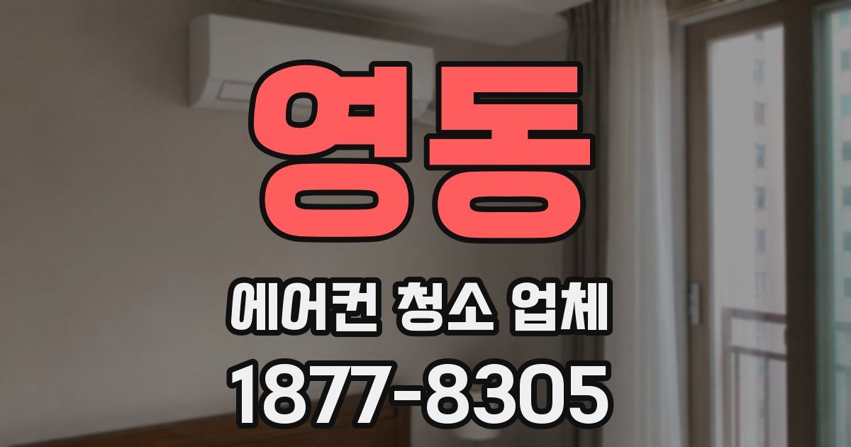 영동 에어컨 청소 업체